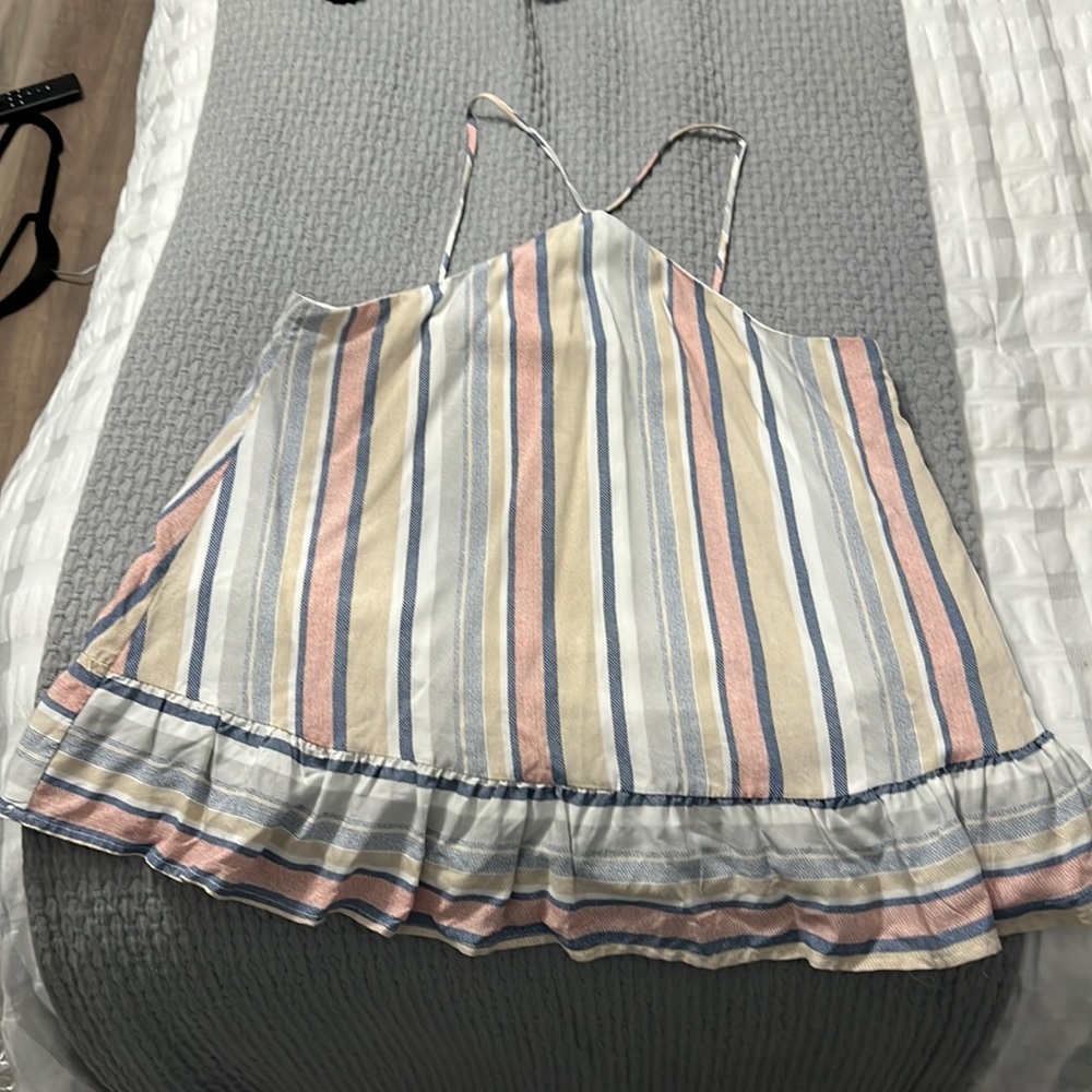 Adorable Striped Halter Top